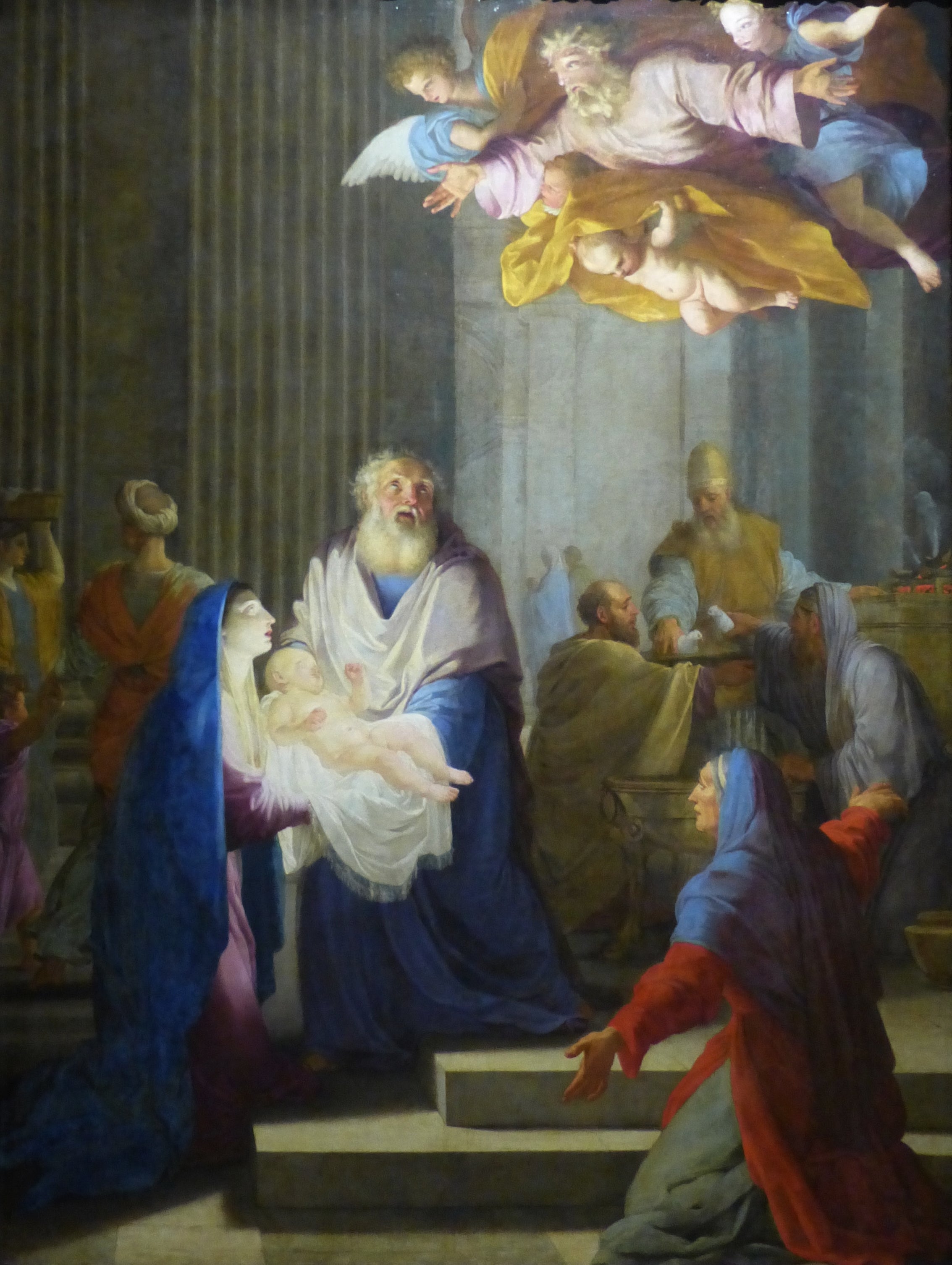 La présentatrice au temple - Eustache Le Sueur - Alpha Reproduction