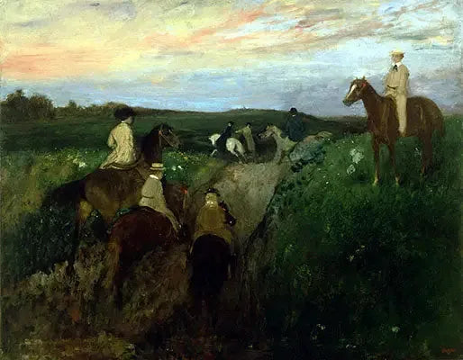 The Horseback Ride - Edgar Degas