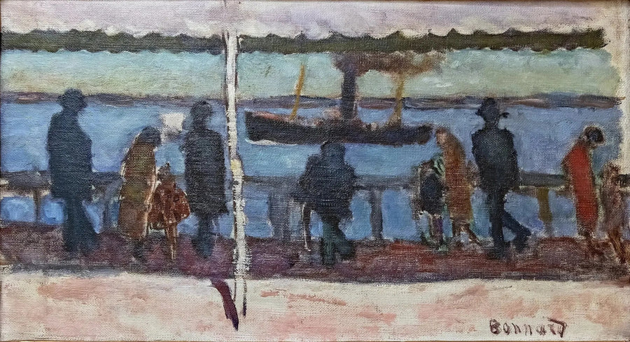 The Walk by the River - Pierre Bonnard