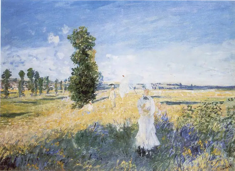 Reproduction du tableau « La promenade - Claude Monet » par Alpha Reproduction en peinture à l’huile