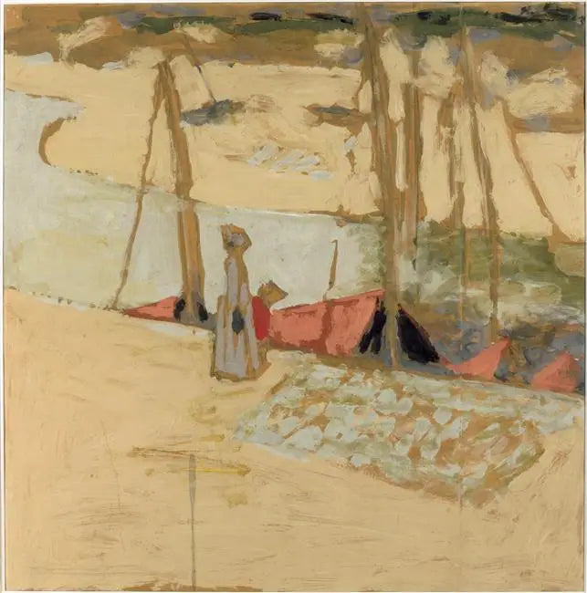 The Promenade dans le port - Édouard Vuillard