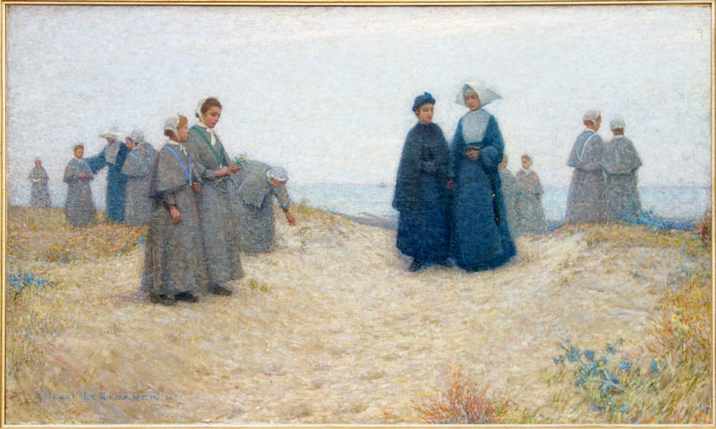 The Promenade of the Orphans, Berck - Henri Le Sidaner