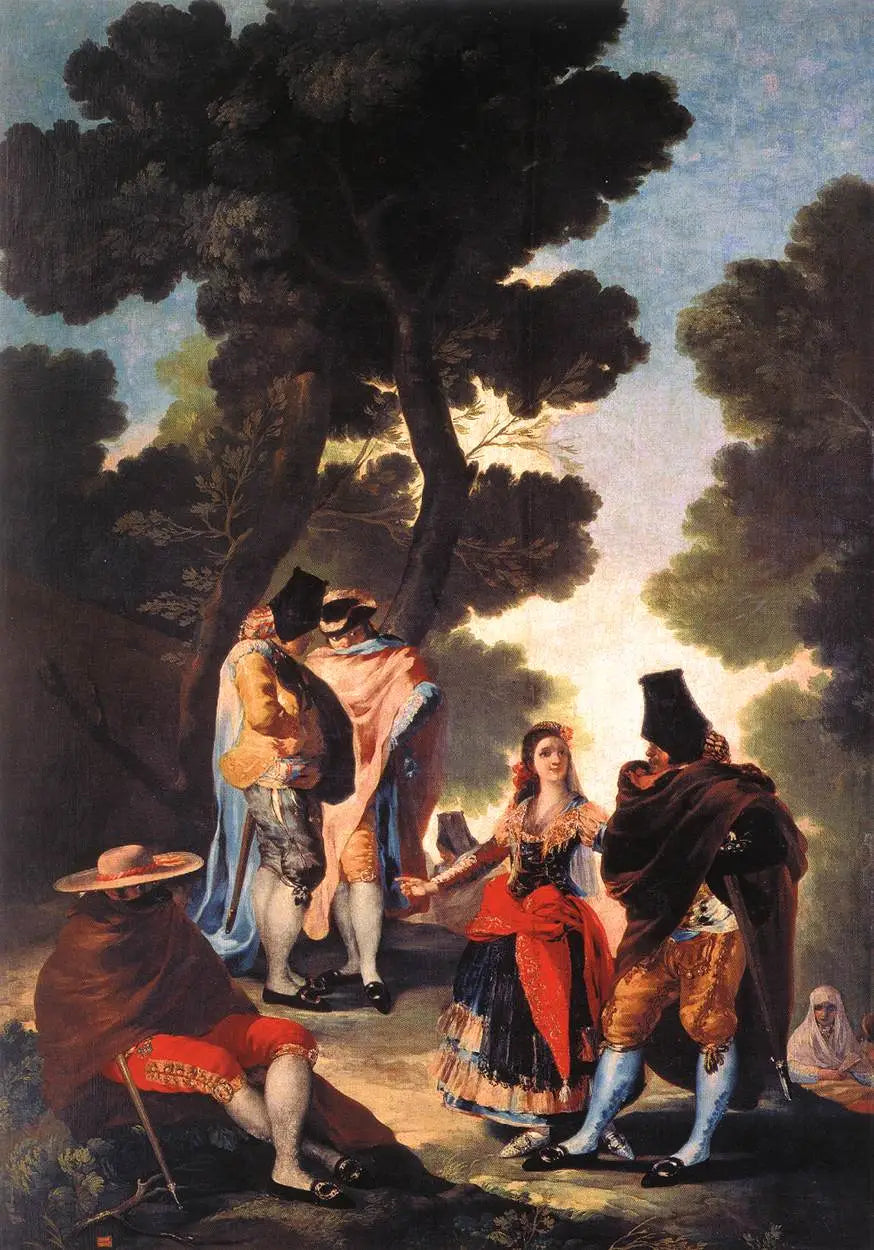 The Stroll in Andalusia - Francisco de Goya