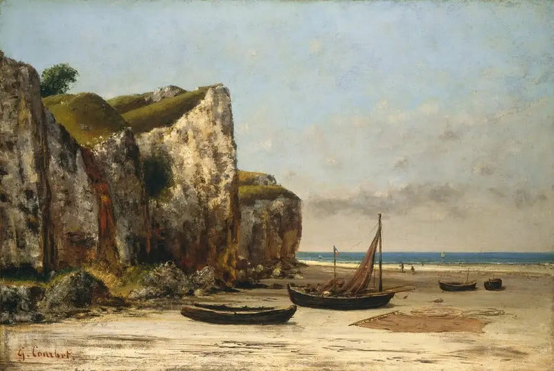 The Promenade - Gustave Courbet