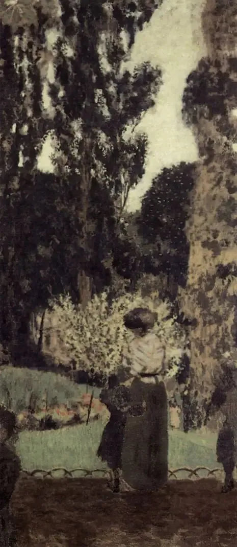 The Promenade. Le square des Batignolles - Édouard Vuillard