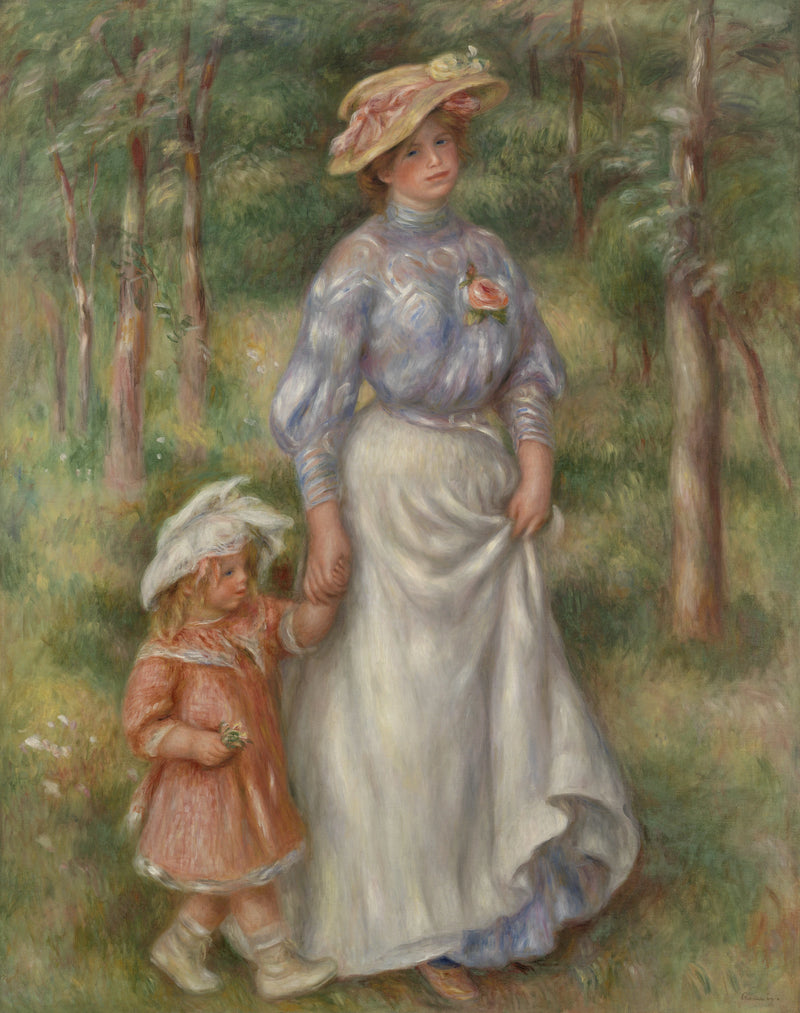The Stroll - Pierre-Auguste Renoir