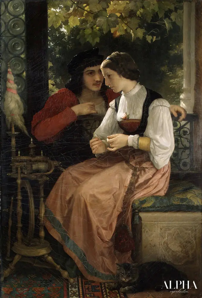 La Proposition - William-Adolphe Bouguereau Reproductions de tableaux à la peinture à l’huile