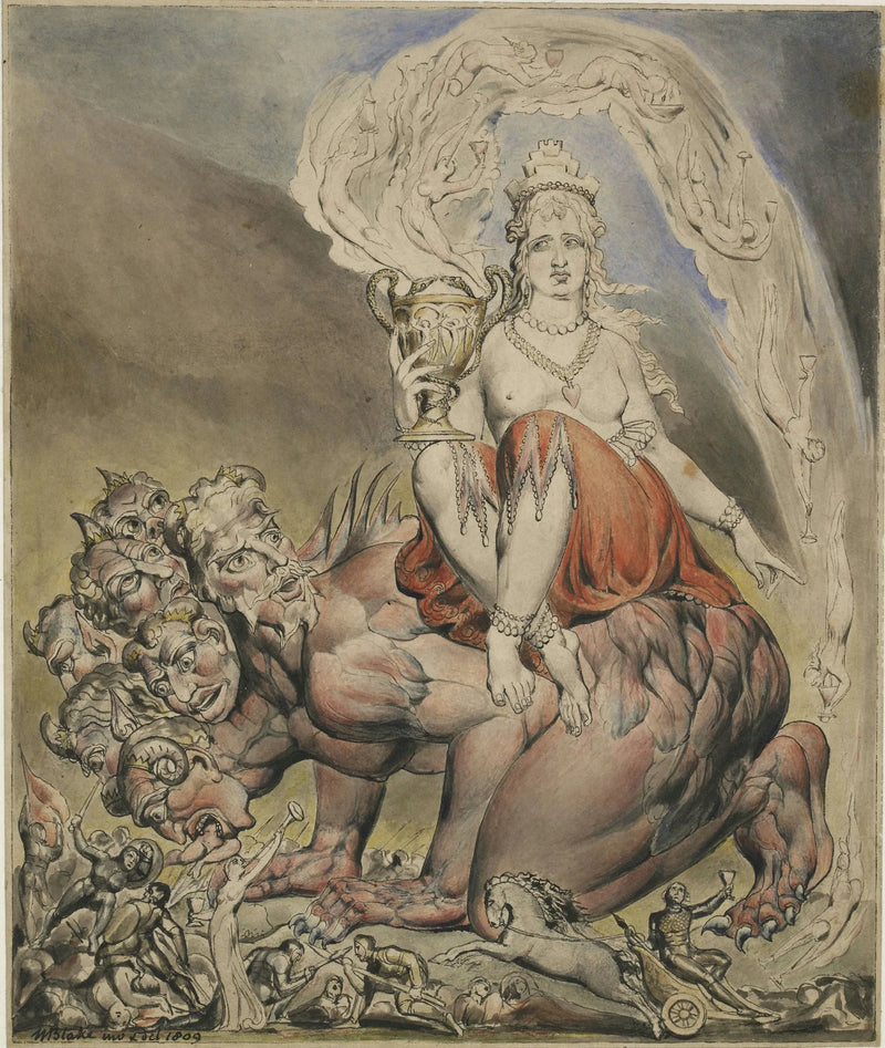 The Prostitute of Babylon - William Blake