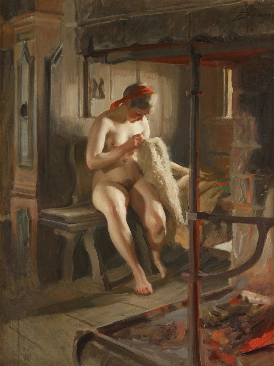 The Flea - Anders Zorn