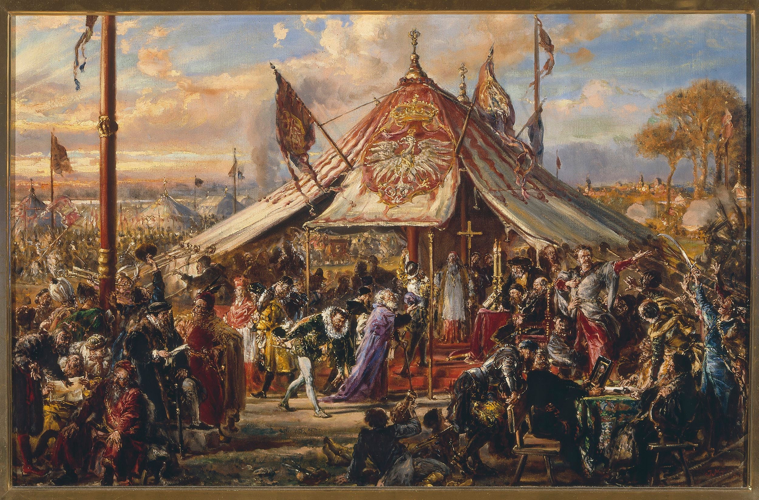 The Power of the Commonwealth at its Peak, from the series « History of Civilization in Poland » - Jan Matejko