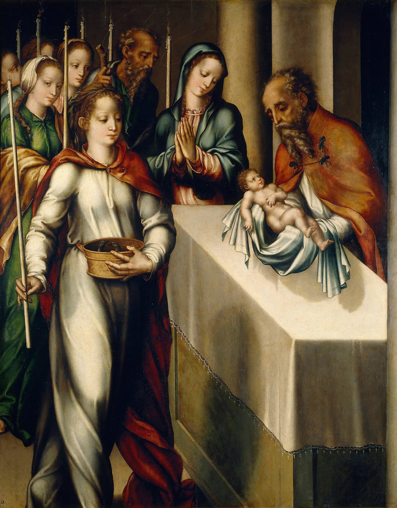 The Purification of the Virgin or The Presentation at the Temple - Luis de Morales