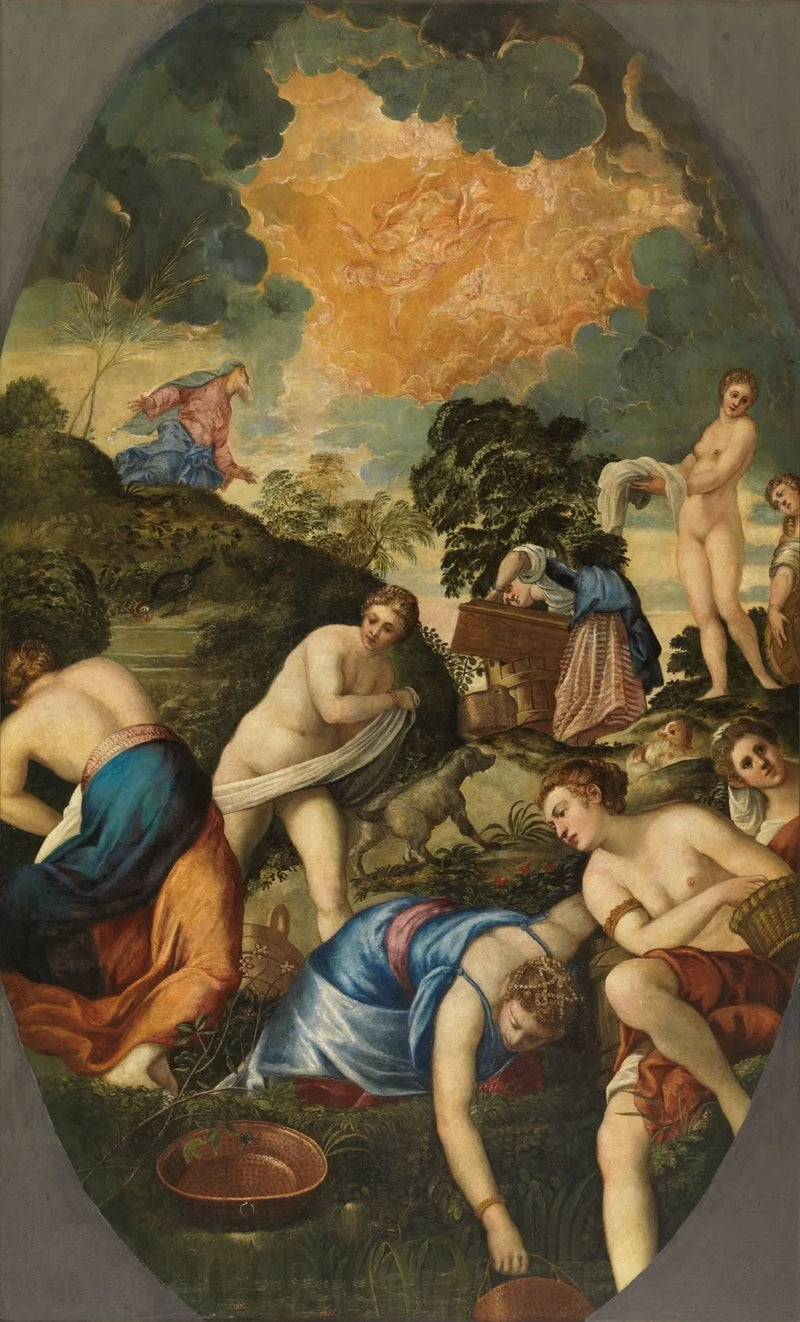 The purification of the Median virgins - Jacopo Tintoretto
