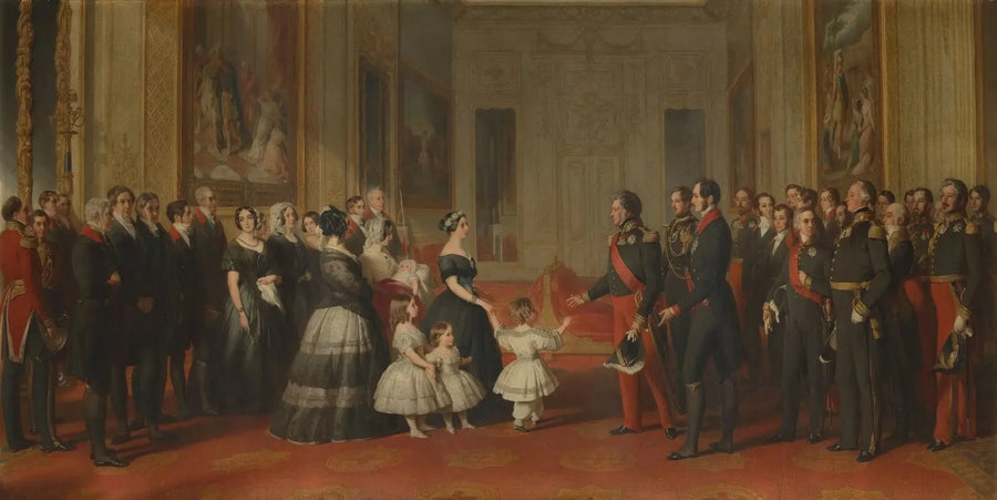 The Reception of Louis-Philippe, King of the French, at Windsor Castle, October 8, 1844 - Franz Xaver Winterhalter
