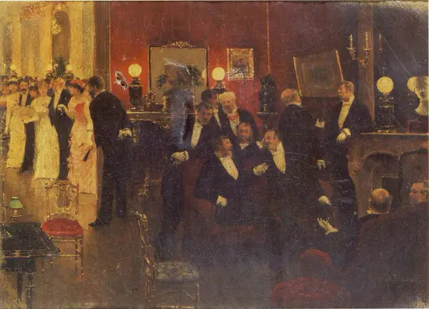 The reception - Jean Béraud