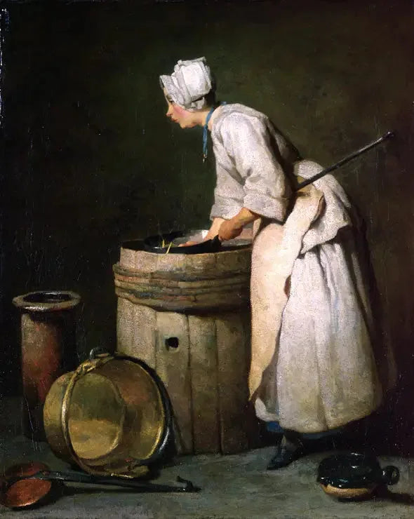 The Laundress - Jean Siméon Chardin