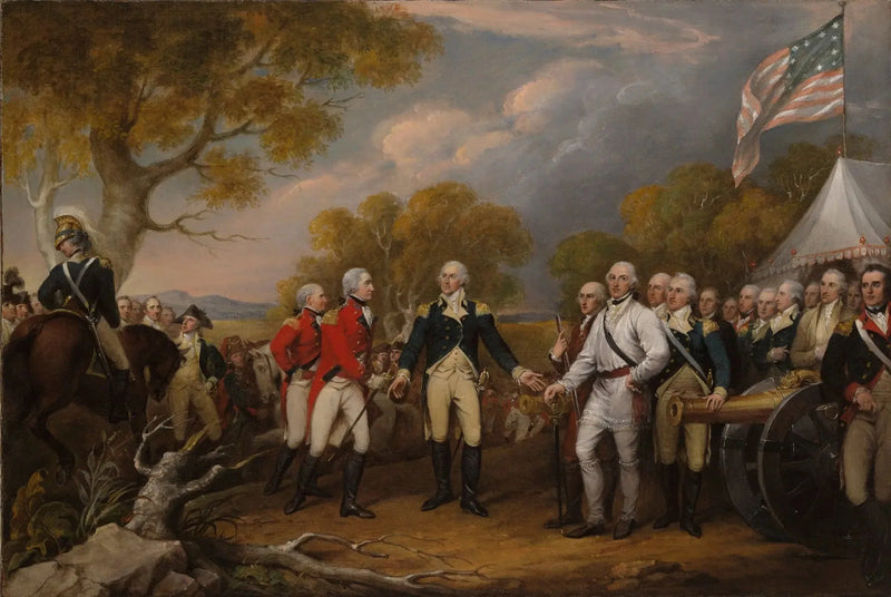 The Surrender of General Burgoyne at Saratoga, October 16, 1777 - John Trumbull