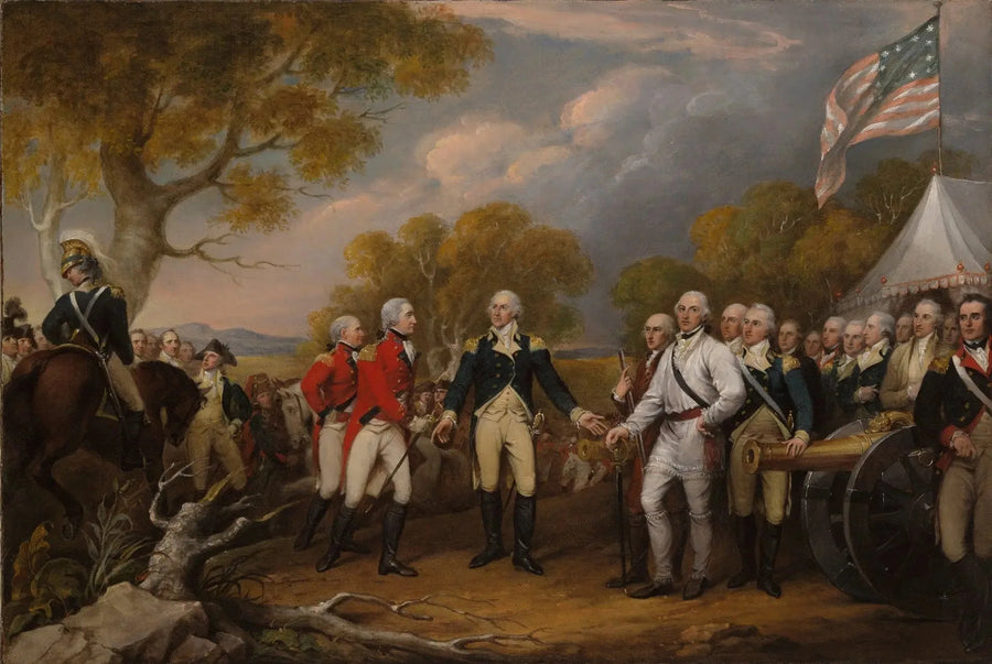 The Surrender of General Burgoyne at Saratoga, October 16, 1777 - John Trumbull