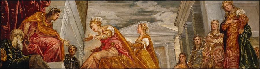 The Queen of Sheba and Solomon - Jacopo Tintoretto