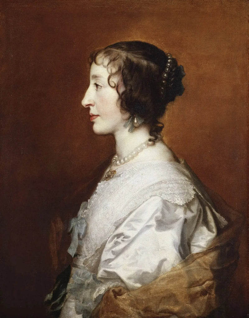 Queen Henriette Marie (1609-1669) - Antoine van Dyck
