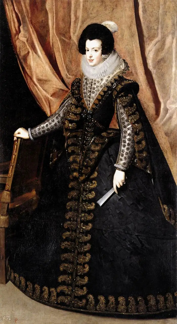 Queen Isabella, standing - Diego Velázquez