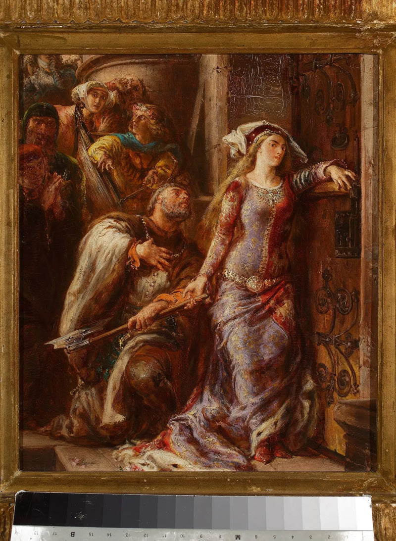 Queen Jadwiga and Dymitr de Goraj - Jan Matejko