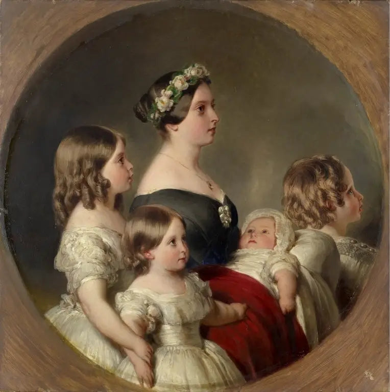 Queen Victoria (1819-1901) with her four eldest children - Franz Xaver Winterhalter