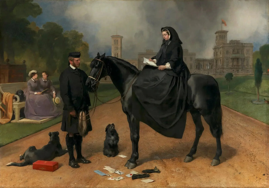 Queen Victoria at Osborne - Edwin Henry Landseer