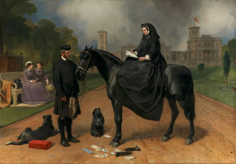 Queen Victoria at Osborne - Edwin Henry Landseer