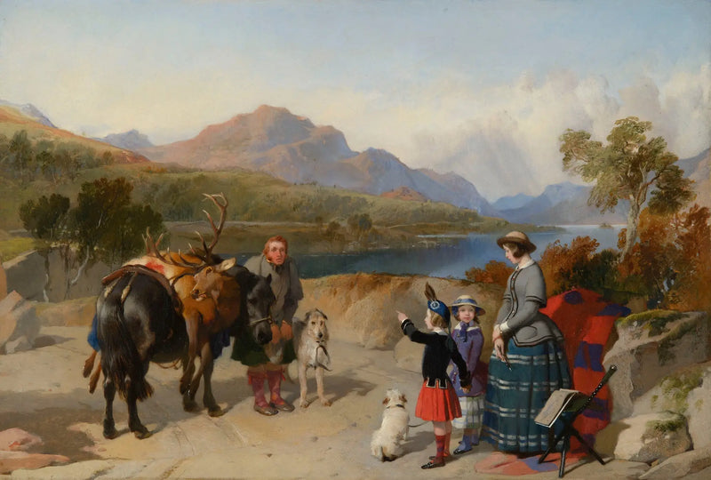 Queen Victoria at Loch Laggan - Edwin Henry Landseer