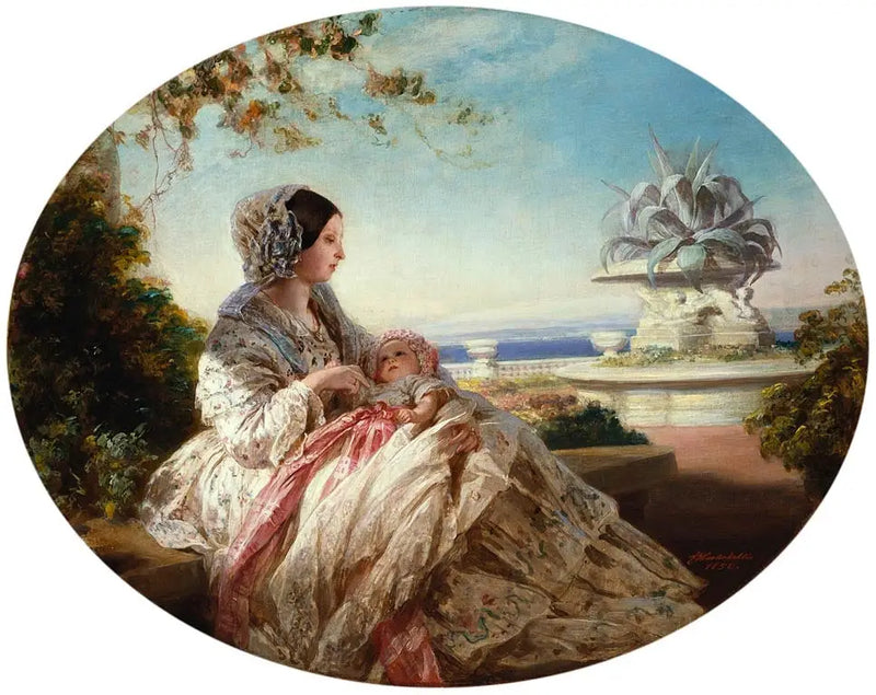 Queen Victoria with Prince Arthur - Franz Xaver Winterhalter