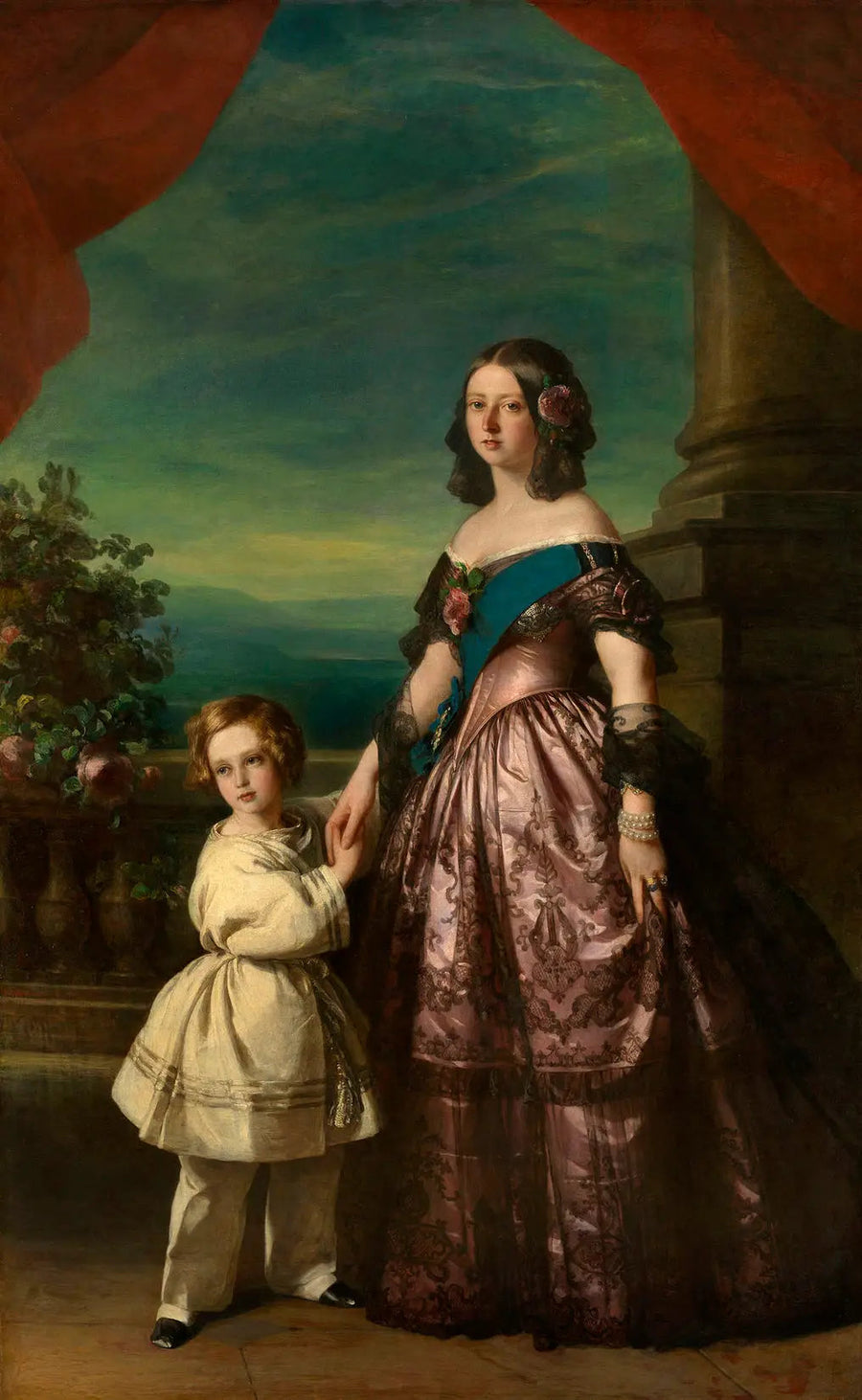 Queen Victoria with the Prince of Wales - Franz Xaver Winterhalter