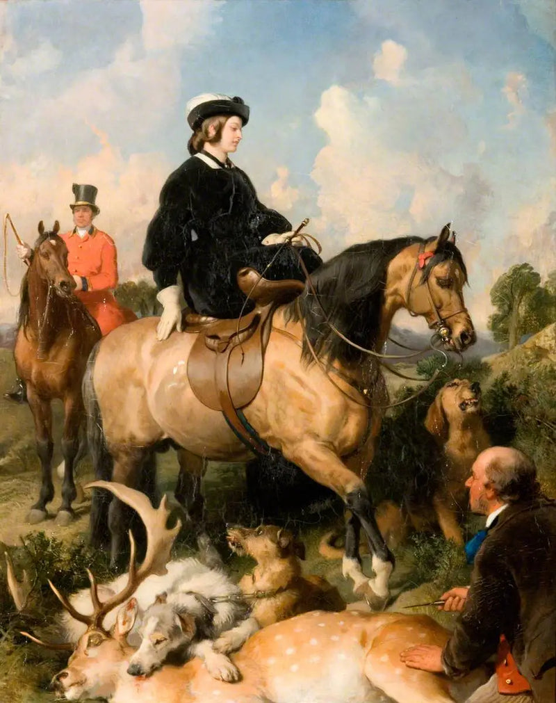 Queen Victoria in Windsor Park - Edwin Henry Landseer