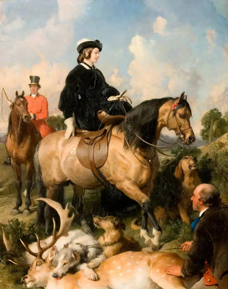 Queen Victoria in Windsor Park - Edwin Henry Landseer