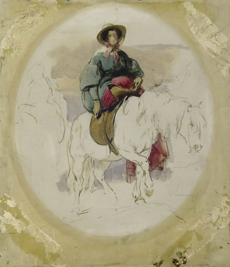 Queen Victoria on a Highland Pony - Edwin Henry Landseer