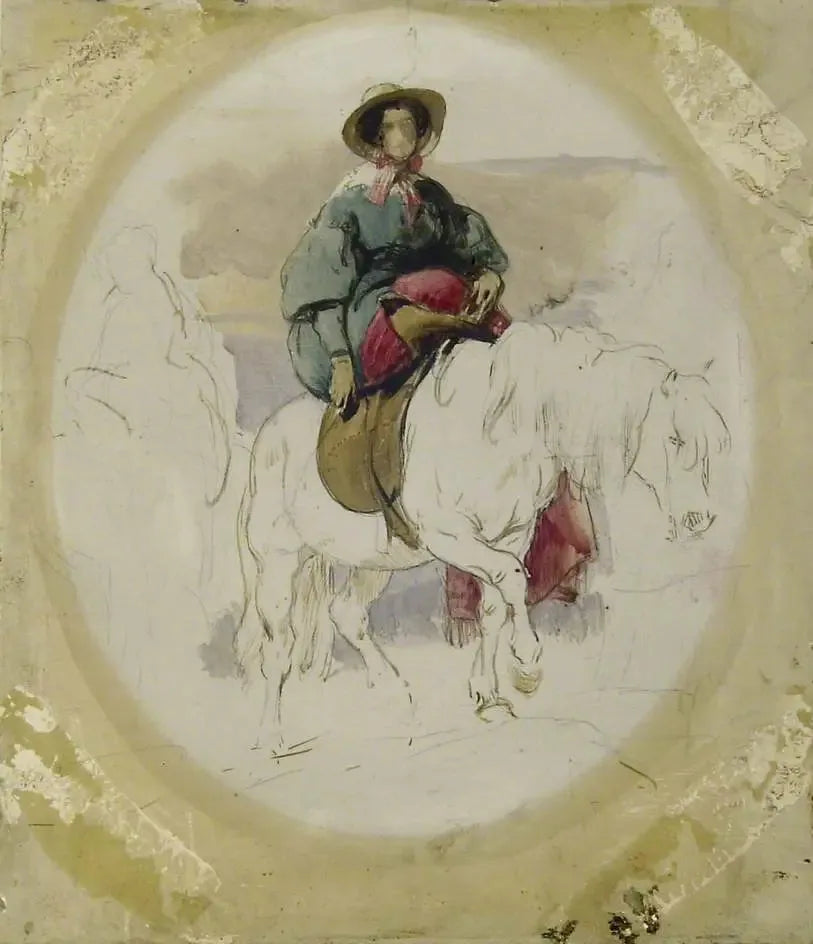 Queen Victoria on a Highland Pony - Edwin Henry Landseer