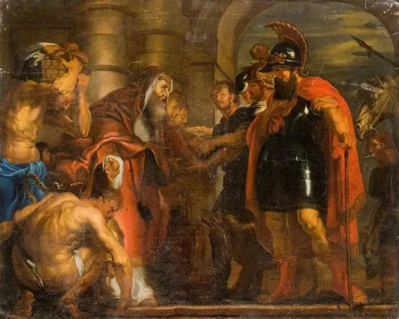 The Meeting of Abraham and Melchizedek - Peter Paul Rubens