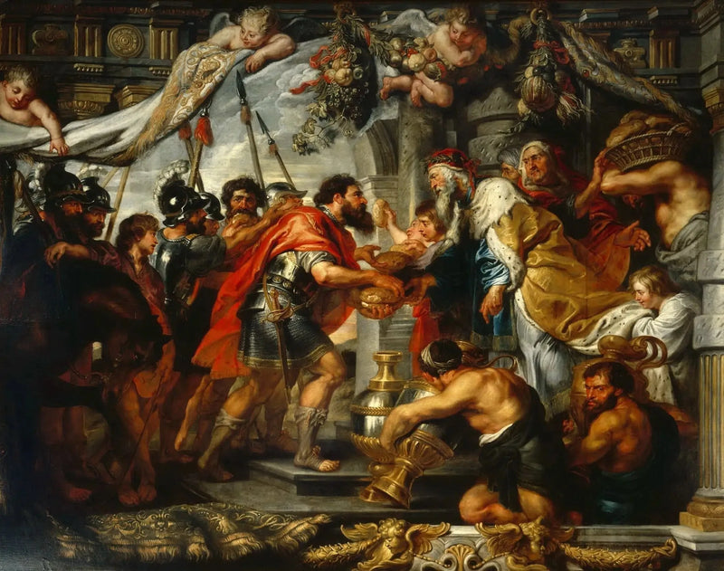 The Meeting of Abraham and Melchizedek - Peter Paul Rubens