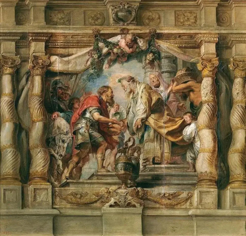 The Encounter of Abraham and Melchizedek - Peter Paul Rubens