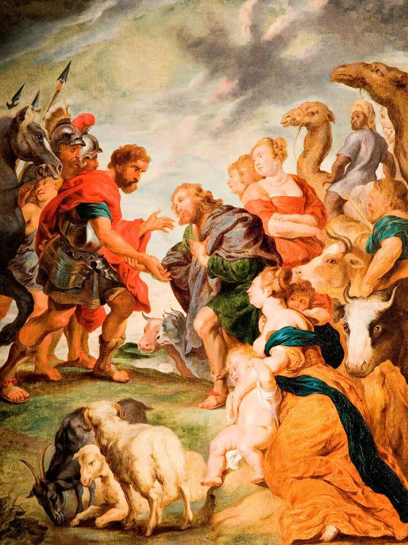 The Meeting of Esau and Jacob - Peter Paul Rubens