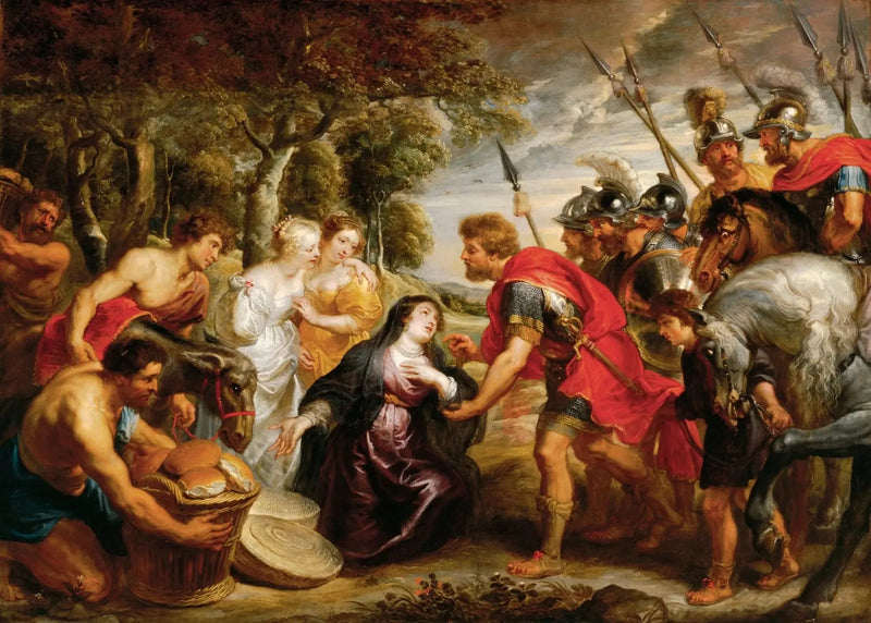 The Rencontre of David and Abigail - Peter Paul Rubens