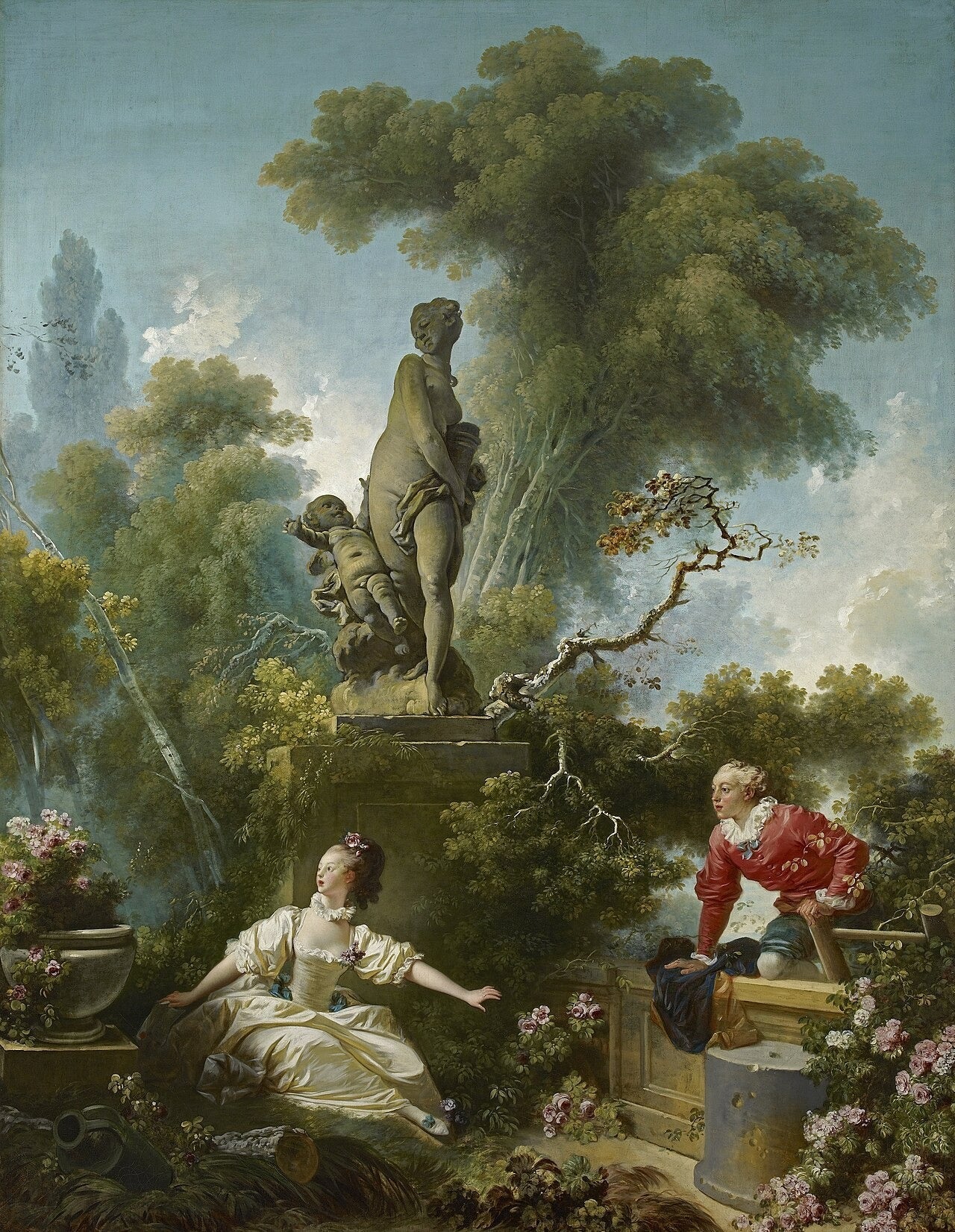 The Rencontre - Jean-Honoré Fragonard