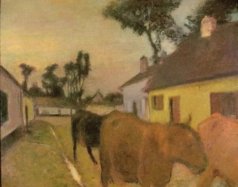 The Return of the Herd - Edgar Degas