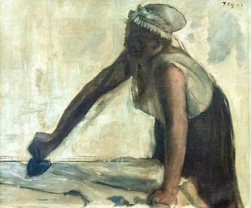 The Laundress in Backlight - Edgar Degas