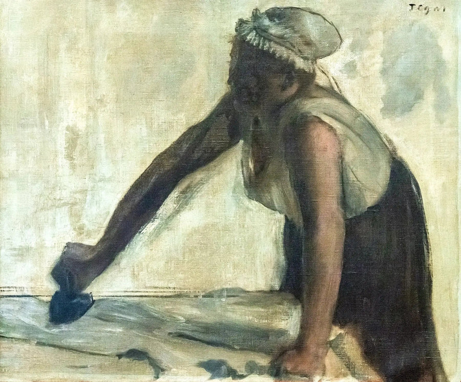 The Laundress in Backlight - Edgar Degas