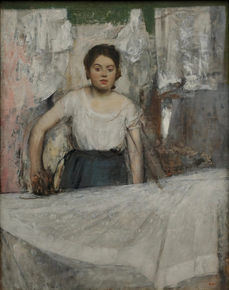 The Laundress - Edgar Degas