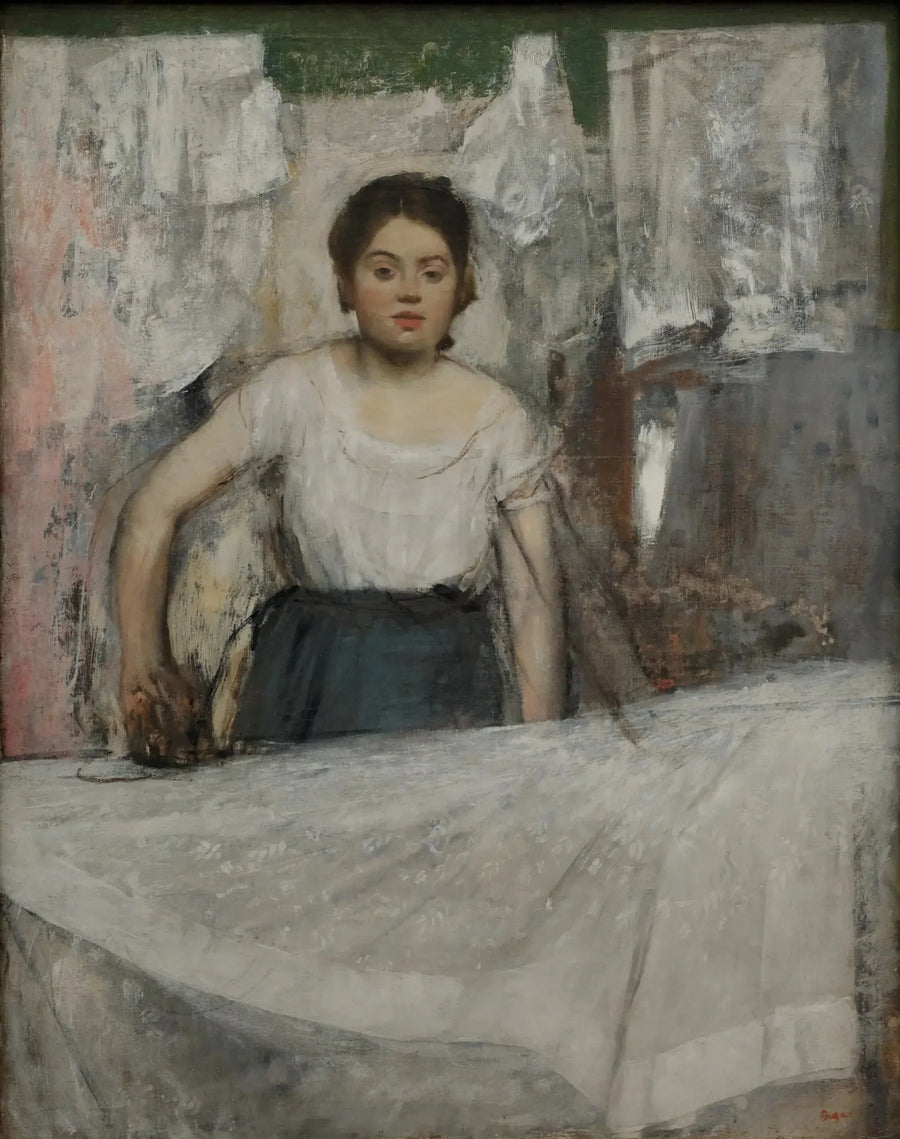 The Laundress - Edgar Degas