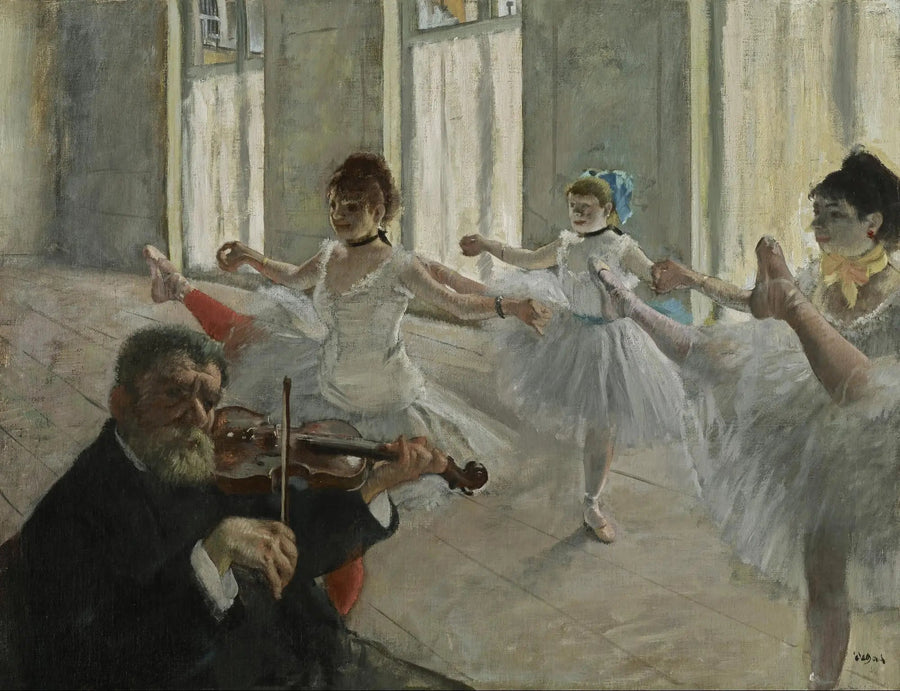 The Rehearsal - Edgar Degas