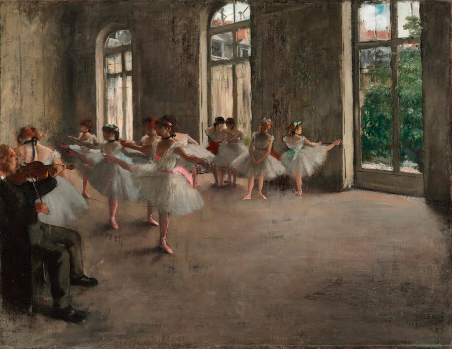 The Rehearsal - Edgar Degas