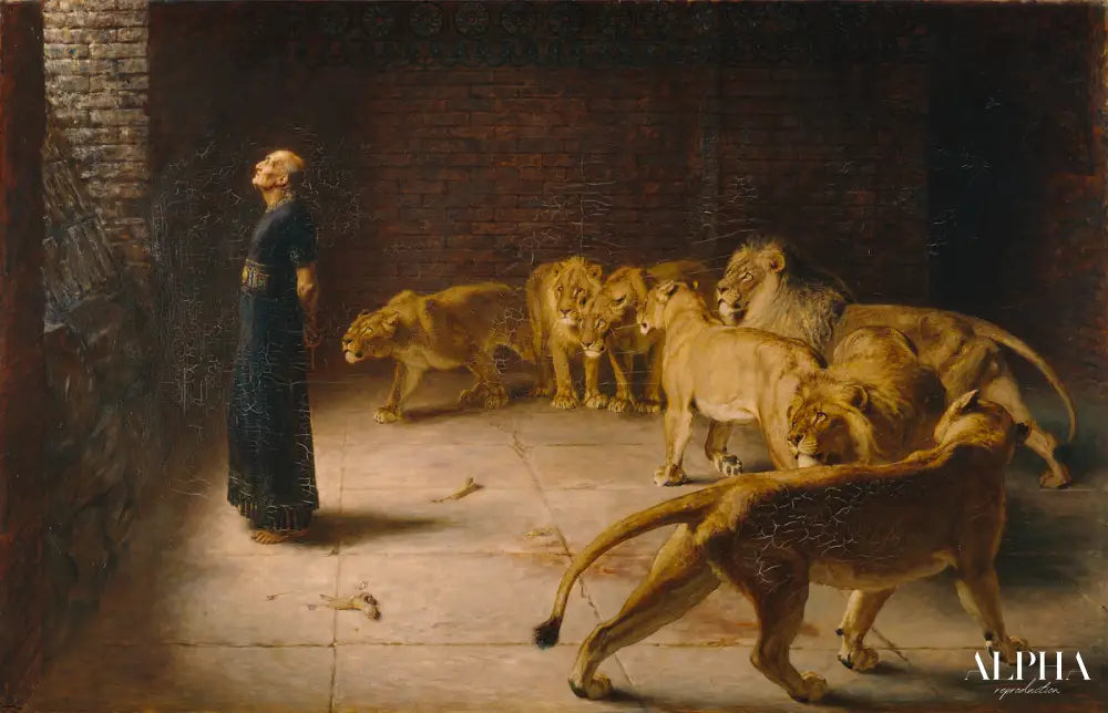 La réponse de Daniel au roi - Briton Rivière - Reproductions de tableaux et peintures haut de gamme