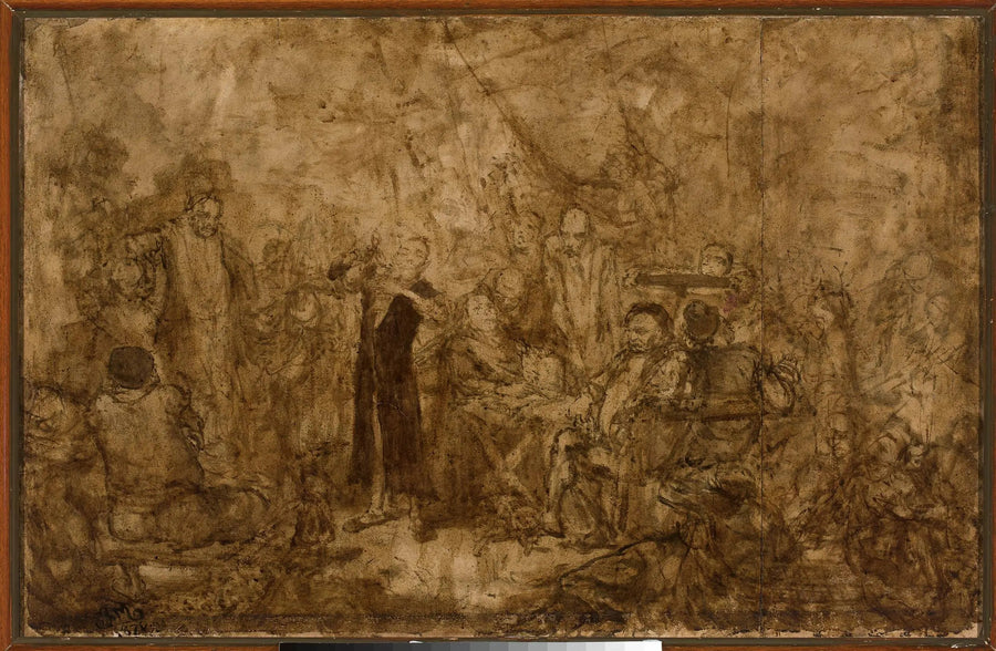 The Republic of Babin, sketch - Jan Matejko